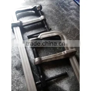 F Type Steel Forged Clamp for Wood Working 500X100mm 500x120mm 500x140mm thumbnail-5