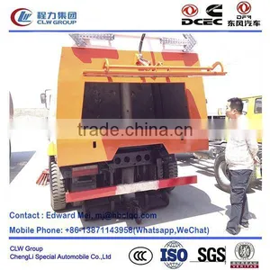 Dongfeng 4*2 4*4 Type 190hp 10 Ton Broom Sweepers Truck thumbnail-4