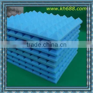 PU Blue Color Absorbing Acoustical Eggcrate Foam thumbnail-1