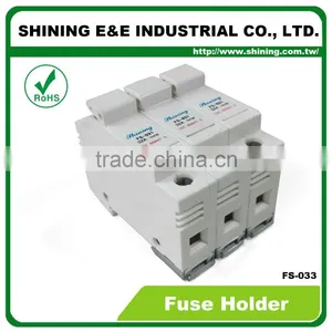 FS-033 Din Socket Connector Cartridge Cylinder Ceramic Fuse Holder thumbnail-3