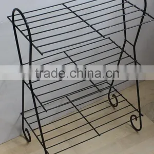 Mid Century Modern Wire Rack Magazine Stand thumbnail-2