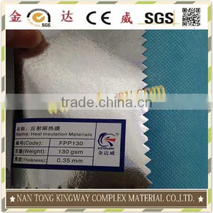 Top Quality Fire Retardant Aluminum Foil Woven Fabric thumbnail-1
