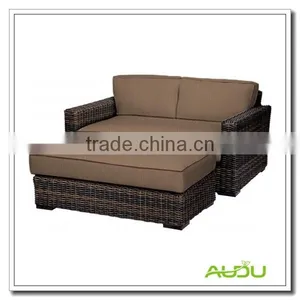 Audu Montecito Wicker Double Chaise thumbnail-1