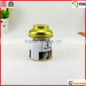 Durable Four Color Print Metal Round Decorative Empty Coffee Tin Cans thumbnail-2