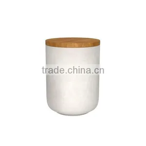 Custom Ceramic Candle Jars With Cement Graven With Soy Wax Personalized Scented Candle Jar thumbnail-5