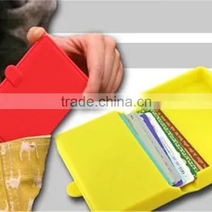 2015 Hot Sale Custom Make Colorful Silicone Business Card Holder thumbnail-6