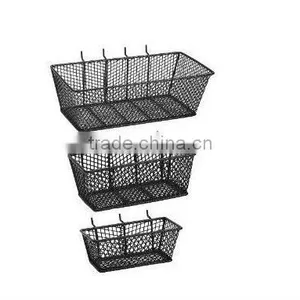 Peg Black Metal Wire Basket thumbnail-1