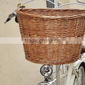 ECO-friendly Wicker Bicycle Basket thumbnail-4