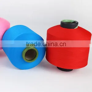 Dope Dyed Color 150D Nylon DTY Yarn PA 6 DTY Yarn 150D/144F For Socks Knitting thumbnail-3