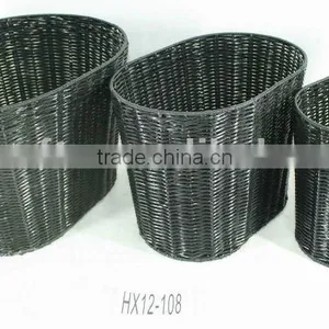 Customized Practical Plastic Oval Basket S/3 thumbnail-1