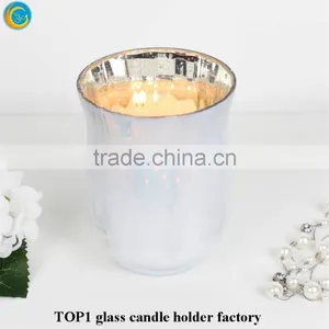 Mercury Cylinder Glass Candle Container thumbnail-5