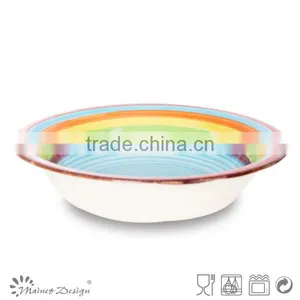 Handpainted Ceramic Soup Bowl thumbnail-5