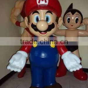 China Supplier Wholesale High Quality Fiberglass Life Size Cartoon Statue thumbnail-2