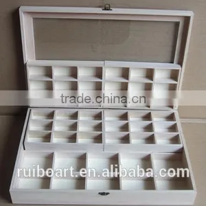 Paulownia Wooden Tea Packing Box With 12 Compartment thumbnail-4