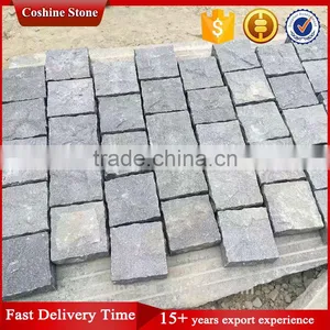 Public Square Use Six Side Split Finished G654 Black Network Stone thumbnail-2