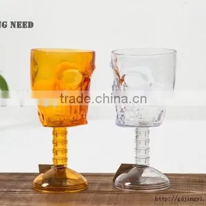 Halloween Plastic 350ml LED Light Skull Mugs Cup for Party Decoration thumbnail-4
