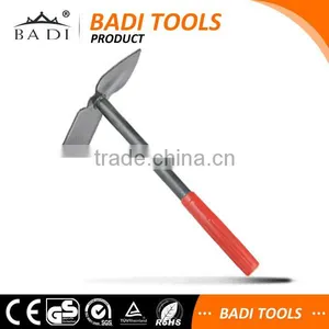 High Quality Metal Handle and Head Garden Hoe With Pickaxe thumbnail-1