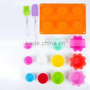 Kids Diy Gift Set 13 Pieces Baking Pink Kit Children Cooking Set thumbnail-1