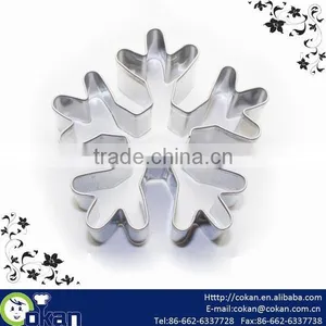 6.5cm Snowflake Shape Stainless Steel Cookie Cutter,Biscuit Cutter CK-CM0677 thumbnail-1