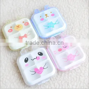 Custom Promotional 4 Compartment Plastic Pocket Pill Box,custom Cartoon Plastic Pill Box,custom Plastic Pill Box Supplier thumbnail-1
