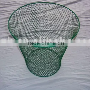 Garden Hose Homeware Green Metal Wire Garbage Bin thumbnail-1