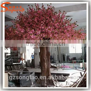 Artificial Indoor Cherry Blossom Tree Wedding Flower Tree Wedding Wishing Tree Cheap Artificial Trees and Plants thumbnail-5