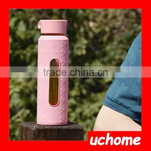UCHOME Clear Empty Glass Water Bottles Sports Drinking Bottles Automotive Glass Bottles thumbnail-5