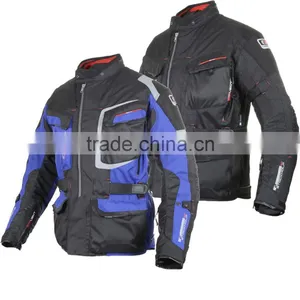 New Men Cordura Motorbike Jacket 100% Waterproof CE APPROVED thumbnail-1