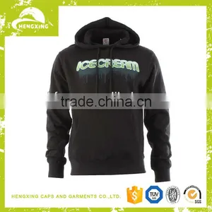 Mens Custom Printed Sports Hoodies Sweatshirts/cheap Custom Hoodies/cheap Black Hoodies thumbnail-1
