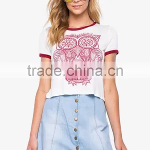 Casual Style Short Sleeve Women t Shirt Wholesale China thumbnail-1