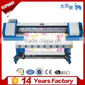 Wholesale Industrial 1.8m Width DX5 /5113 Print Head Dye Sublimation Inkjet Textile Printer thumbnail-1