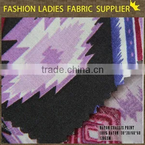 Shaoxing Cichengtex Printed Rayon Fabric for Lady thumbnail-1