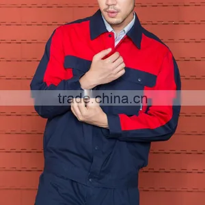 OEM Mechanical Workshop Summer Long Sleeve Cotton Men Work Uniform Shirt thumbnail-2