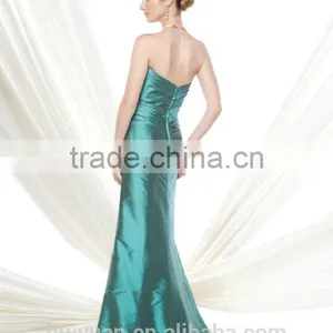 Newest Satin Beaded Sleeveless Mother Bridal Party Dress thumbnail-3