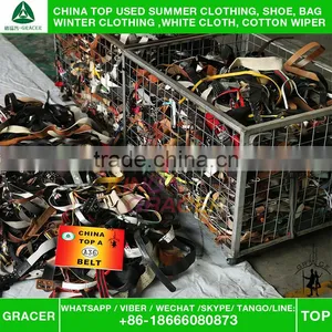 Gracer Wholesale Buyers Blanks Fashion Unisex Second Hand Used Leather Belt Men thumbnail-4