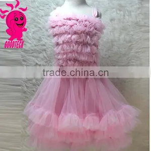 Latest Sweetheart Party Wear Dress Wholesale Chiffon Baby Girl Dress Designs thumbnail-5