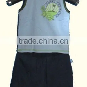 2011 Hot Boys Clothes 100 Cotton Printed Suit thumbnail-1
