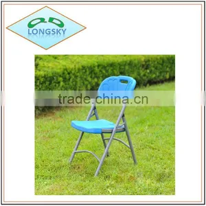 Outdoor Blow Mould Folding Chair,colourful Folding Chair for Wedding Use thumbnail-5