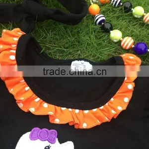 Girl Ghost Dress Kids Halloween Boutique Dress Baby Girls Halloween Dress Girls Fall Dresses Halloween Toddler Dress Necklace thumbnail-4