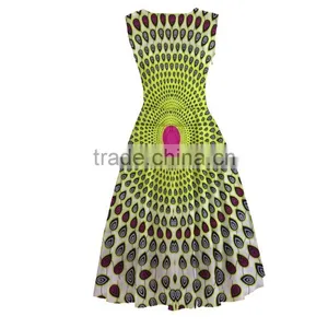 Walson Excellent Quality Garments Manufacturer Small Quantity Customized African Dresses for Women thumbnail-3