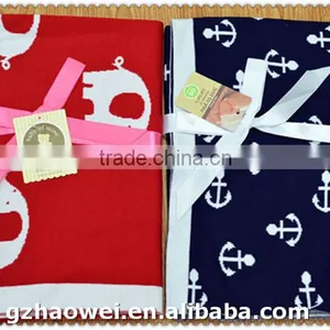 Wholesale Elephant Printed Baby Knit Blanket in Guangzhou thumbnail-5