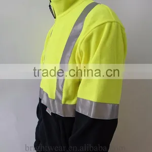 Two Tone hi Vis Jacket Safety Sweatshirt With 3M Reflective Tape for Australia thumbnail-3