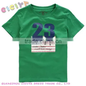Custom Wholesale New Summer Cotton Cool Flag Printing Design Child Boys T-shirt thumbnail-1