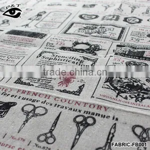Cotton Fabric Linen Fabric for DIY Bags Bolster Table Cloth Tablecloth thumbnail-3