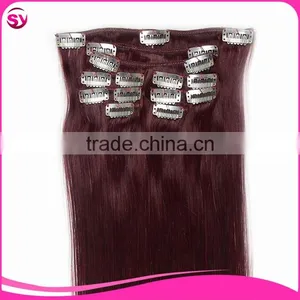 Stainless Steel Wig Clip In Hair Top Grade Gorgeous Different Colors Clip Hair Extension thumbnail-4