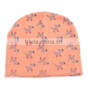 Spring&summer Korea Style 100%cotton Cute Boys&girls Horse Pattern Baby Fancy Beanie Hat thumbnail-4