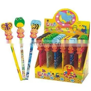 Pencil With Cute Eraser Cap thumbnail-1