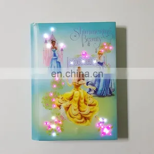 Custom Led Light Notebook / Journal / Diary Colouring Book With Lock thumbnail-1