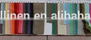 55%linen+45%cotton Soft Fabric Color Chart in 66 Colors for Choose thumbnail-3