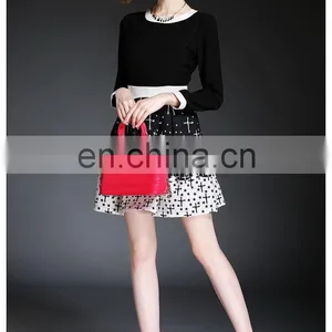 Wholesale High Quality Ladies Knit Dress OEM, High Quality Dress Fashion thumbnail-2